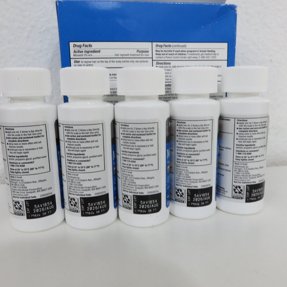 (#118) 5 x 2oz Men's Minoxidil Extra Strength for Men Hair Regrowth Treatment - Picture 4 of 5